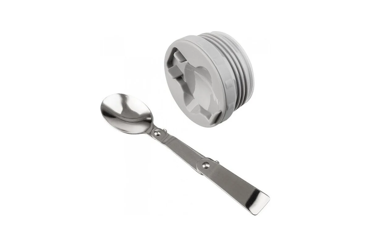 Термос Тонар 500 мл (с ложкой, широкое горло, коричневый)